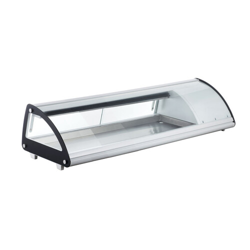 233757 Hendi Sushi Vitrine, 0 12°C, 63L, 160W, 1300x450x(H)330 mm Produktbild