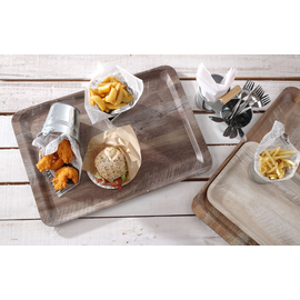 508916 Hendi Serviertablett 240x350mm, Melamin Eiche natur Produktbild front M