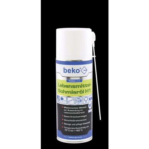 298 7 400 Beko FoodLine Lebensmittel Schmieröl H1 400 ml Produktbild Front View L
