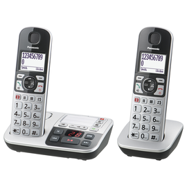KX-TGE522GS Panasonic Seniorentelefon mit AB, 1 Basisstation, 2 Mobilteilen, Produktbild