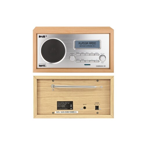 229270 Pötzelsberger Imperial Dabman 30, kompaktes Radio für UKW RDS und DAB+, b Produktbild Front View L