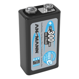 5035453 Ansmann NiMH Akku 9V E-Block Typ 300 (min. 270 mAh) maxE 1er Blister Produktbild