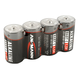 5015571 Ansmann RED Alkaline Batterie Baby C / LR14 4er Schrumpffolie Produktbild