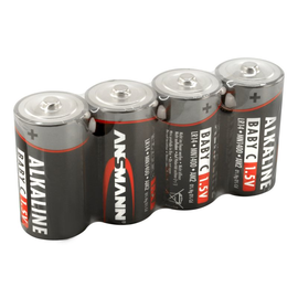 5015571 Ansmann RED Alkaline Batterie Baby C / LR14 4er Schrumpffolie Produktbild front M