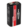 1505-0001 Ansmann Industrie Alkaline Batterie 9V Block E / 6LR61 10er Karton Produktbild