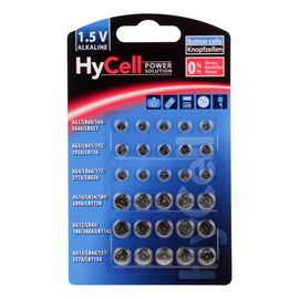 5015473 HyCell Alkaline Knopfzellenset, 30 teilig, bestehend au Produktbild