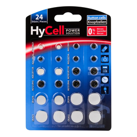 1516-0003 HyCell Lithium Knopfzellenset, 24 teilig, bestehend au Produktbild