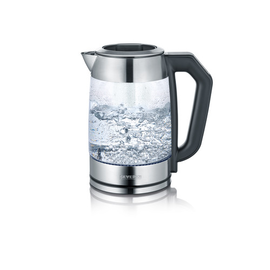 347700 Severin WK 3477 Glas/Tee Wasserkocher 2200W 1,7L Edelstahl Produktbild
