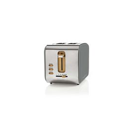KABT510EGY Nedis Toaster | 2 breite Öffnungen | Soft Touch | Grau Produktbild