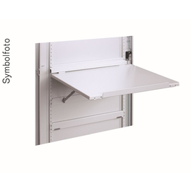 ATKB ERA Ablagetisch aufklappbar STB bxh=364x401mm, Stahl RAL7035 Lichtgrau  Produktbild