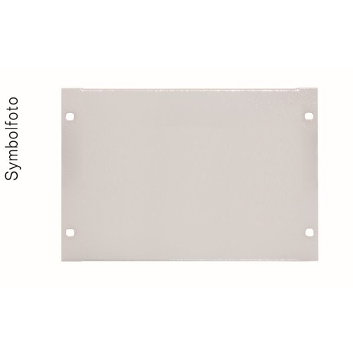 BF220-125 ERA Blindfrontplatte +2x PSK, bxhxt=220x125x11mm, Stahl RAL7035 Licht Produktbild