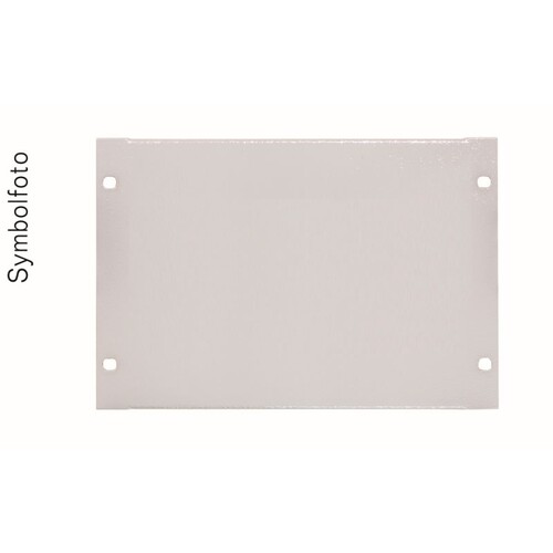 BF220-250 ERA Blindfrontplatte +4x PSK, bxhxt=220x250x11mm, Stahl RAL7035 Licht Produktbild