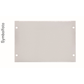 BF220-50 ERA Blindfrontplatte +2x PSK, bxhxt=220x50x11mm, Stahl RAL7035 Lichtg Produktbild