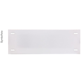 BF440-100 ERA Blindfrontplatte +2x PSK, bxhxt=440x100x11mm, Stahl RAL7035 Licht Produktbild