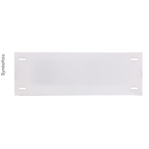 BF440-100 ERA Blindfrontplatte +2x PSK, bxhxt=440x100x11mm, Stahl RAL7035 Licht Produktbild