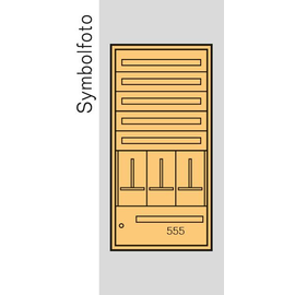 EC7ST1 ERA Zählerverteilereinsatz Steiermark, bxhxt=696x1500x155mm, Metal Produktbild