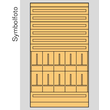 EE10K ERA Zählerverteilereinsatz Kärnten, bxhxt=1136x2100x155mm, Metall  Produktbild