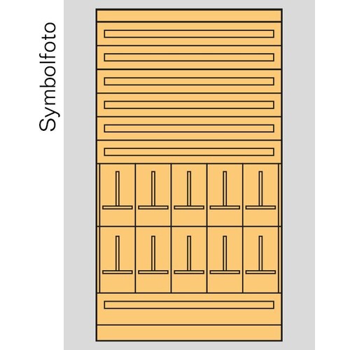 EE10K ERA Zählerverteilereinsatz Kärnten, bxhxt=1136x2100x155mm, Metall  Produktbild