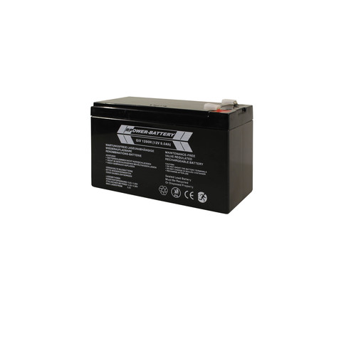 Batterie 12V/9Ah, Trockenbatterie und Säure, DIN 50915, Landport