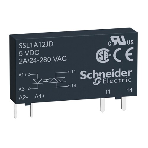 SSL1A12BD Schneider E. HALBLEITER SLIM 1P NSS 280VAC/2A 24VDC Produktbild Front View L