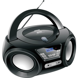 210715 Silva-Schneider PCD 19.1 schwarz Radio CD/CD-R Aux-In/USB 2.0/ Produktbild