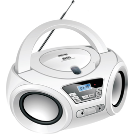 210716 Silva-Schneider PCD 19.1 weiss Radio CD/CD-R Aux-In/USB 2.0/ Produktbild