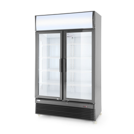 233795 Hendi Kühlschrank 750L mit 2 Glastüren. Produktbild front M