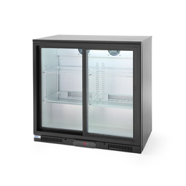 233917 Hendi Bar Kühlschrank mit Schiebetüren 228 L Produktbild front M
