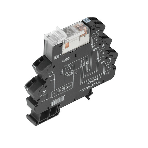 1123700000 Weidmüller TRZ 24 230VUC 2CO Schaltrelais Produktbild Front View L