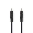 CAGB24170BK10 Nedis Digital Audiokabel 1x Cinch Stecker - Cinch Stecker 1m Produktbild