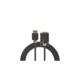 CCBW34800AT20 Nedis HDMI-DVI Kabel HDMI-Stecker/DVI-D 24+1 pol.Stecker 2m Produktbild