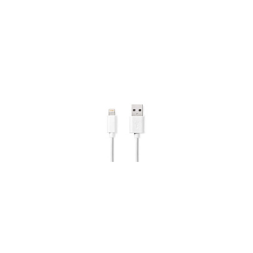 CCGB39300WT10 Nedis Daten und Ladekabel USB A Stecker - Apple Lightning 1m Weiß Produktbild