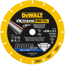 DT40255-QZ DeWalt Diamanttrennscheibe 230x1.5mm Produktbild front M