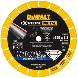 DT40257-QZ DeWalt Diamanttrennscheibe 355x3.3mm Produktbild