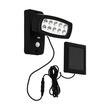 98187 Eglo LED Solar WL m. Sensor Schwarz PALIZZI Produktbild