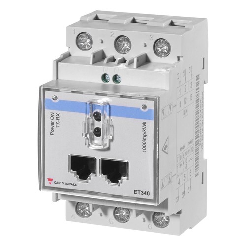 ET340DINAV23XS1X Carlo Gavazzi ENERGY TRANSDUCER 3-PHASE Produktbild Front View L