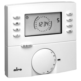 MA600400 Alre HTRRBu 110.021 FB Regler mit Uhr und Hintergrundbeleuchtung Produktbild front M
