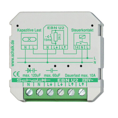 ebnu29 PC-Electric Einschaltstrom Begrenzer UP230VAC10 Produktbild Front View L