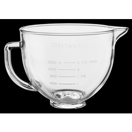 5KSM5GB KitchenAid Klar Glasschüssel 4,8L m. Silikondeckel -CLASSIC + ARTISAN Produktbild