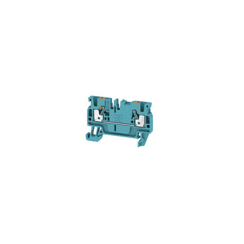 1521880000 Weidmüller A2C 2.5mm² BL Durchgangs-Reihenklemme Blau Produktbild Front View L