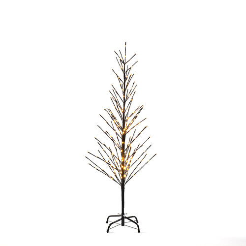 3386-700 Konstsmide LED Lichterbaum, schwarz, klein, mit Glimmereffekt, 240 Produktbild Front View L