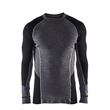 489717329699XL Blakläder Unterhemd warm Merinowolle grau/schwarz XL Produktbild