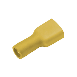 2810732 Eltropa Flachsteckhülse Kupfer gelb 4-6qmm 6,3x0,8mm vollisoliert Produktbild