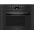11106530 Miele DGM 7440 Damgarer mit Mikrowelle Einbau, Obsidianschwarz Produktbild