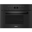 11106530 Miele DGM 7440 Dampfgarer mit Mikrowelle Obsidianschwarz Produktbild