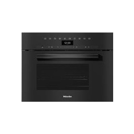 11106530 Miele DGM 7440 Dampfgarer mit Mikrowelle Obsidianschwarz Produktbild