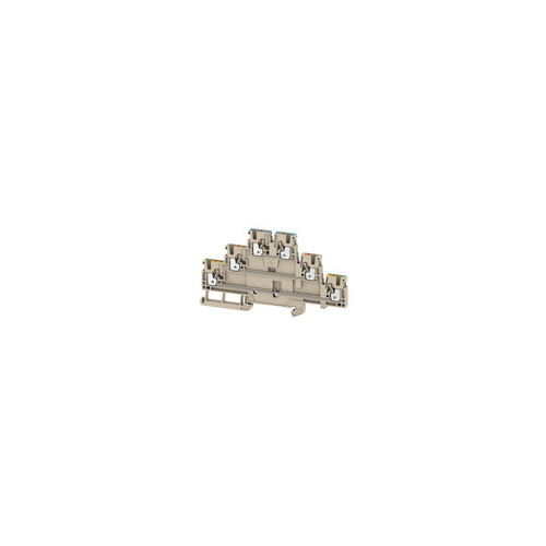 2428840000 Weidmüller A3T 2.5mm² 3-Leiterklemme N/L/PE Produktbild Front View L