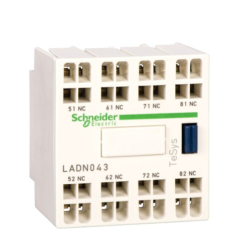 LADC223 Schneider E. HILFSSCHALTERBLCK FRONTS.1S/1OE UEBERL. Produktbild Front View L