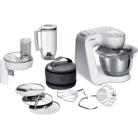 MUM58W20 Bosch Küchenmaschine 1000W weiß/silber 3,9l Edelstahlschüssel Produktbild
