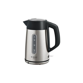 TWK4P440 Bosch Wasserkocher DesignLine, 1.7 l, Edelstahl/schwarz Produktbild